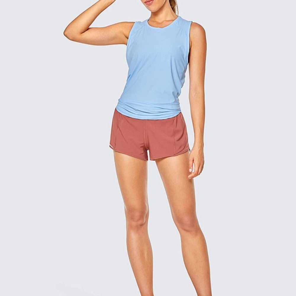 Women's Quick-Dry Loose Running Shorts w/ Pockets - Picture 6 of 7